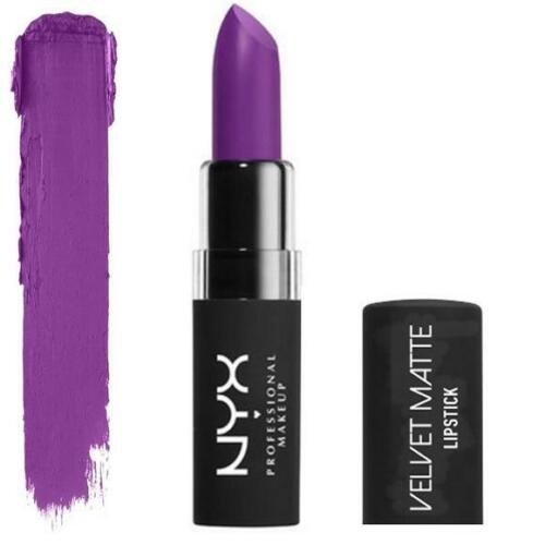 Ruj de buze mat, NYX, Velvet Matte, 09 Violet Voltage, 4 g - 1 | YEO