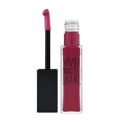 Ruj de buze, Maybelline, Vivid Matte Liquid, 40 Berry Boost