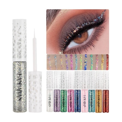 Set 12 Eyeliner Ochi, Stralucitor, Handaiyan, Crystal Diamond, 12 x 5 g - 2 | YEO