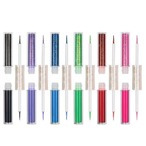 Set 6 Tusuri de ochi colorate, Handaiyan, Liquid Eyeliner, Waterproof, B - 3 | YEO