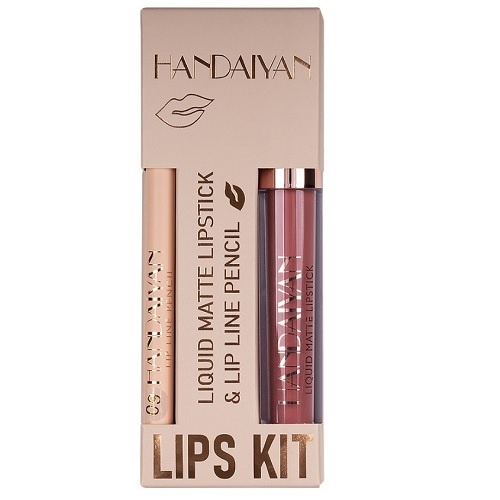 Set ruj si creion de buze, Handaiyan Lips Kit, Matte, 09 - 1 | YEO