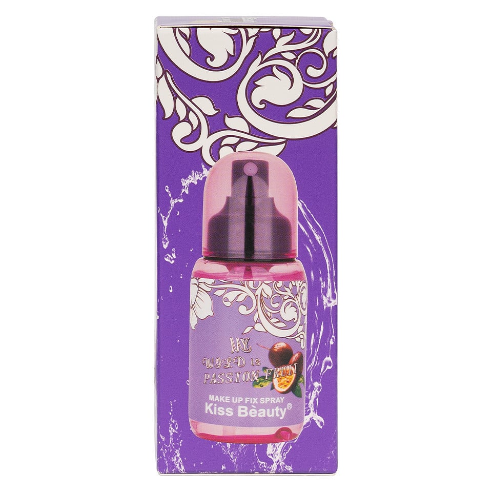 Spray Fixare, Kiss Beauty, Makeup Fix Spray, Passion Fruit, 115 ml - 1 | YEO