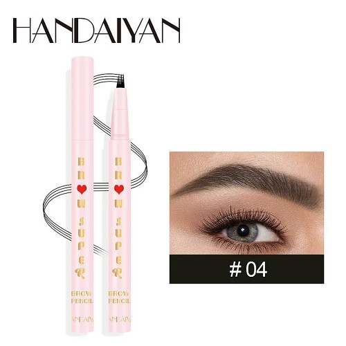 Creion Sprancene, Microblading, Handaiyan, Super Brow, 04 Dark Brown, 1.5 ml