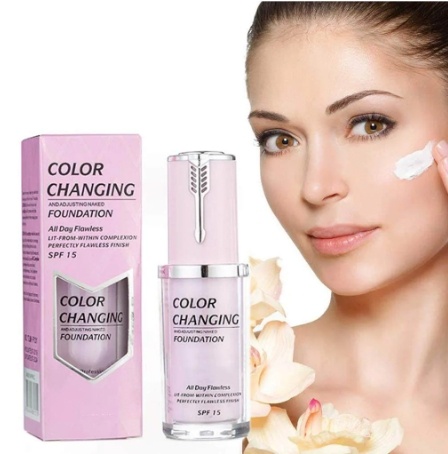 Fond de Ten Adaptabil, Waterproof, TLM, Color Changing, SPF15, Pink, 40 ml