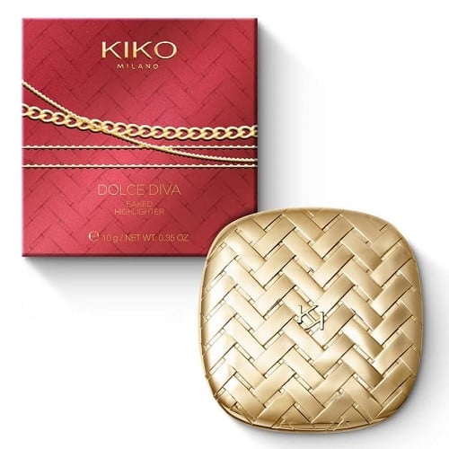 Iluminator, Kiko Milano, Dolce Diva Baked Highlighter, 02 Elegant Rose, 10 g - 2 | YEO