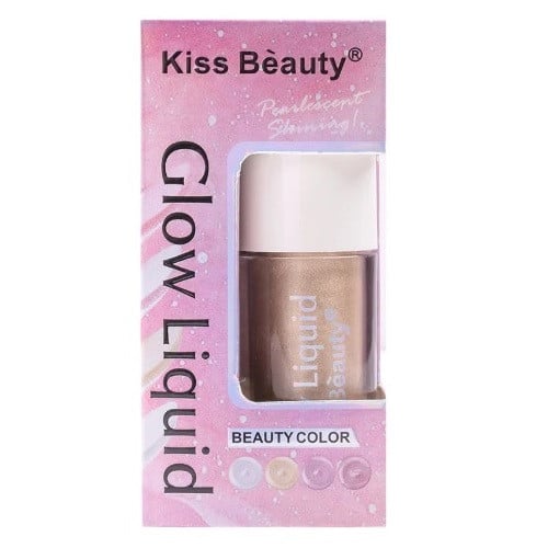 Iluminator Lichid, Kiss Beauty, Liquid Glow Highlight, 02, 4 ml - 2 | YEO