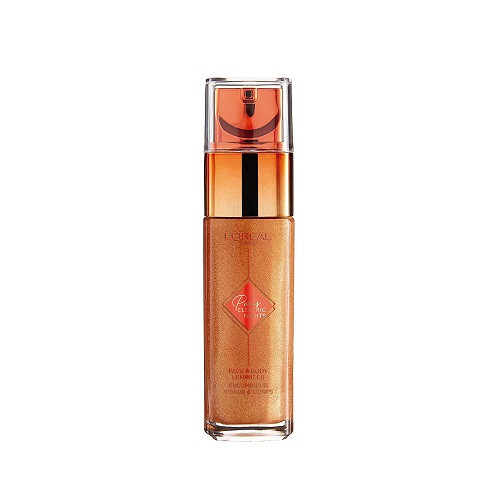 Iluminator lichid pentru ten si corp, Loreal, Paris Electric Nights, Face & Body Luminizer, 30 ml