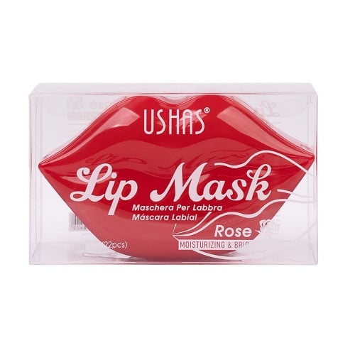 Masca pentru buze, Ushas, Lip Mask, Rose, 22 bucati - 2 | YEO