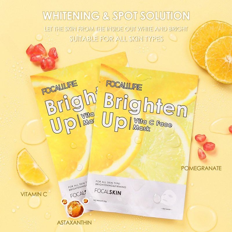 Masca pentru fata Focallure Brighten Up Vitamina C - 2 | YEO