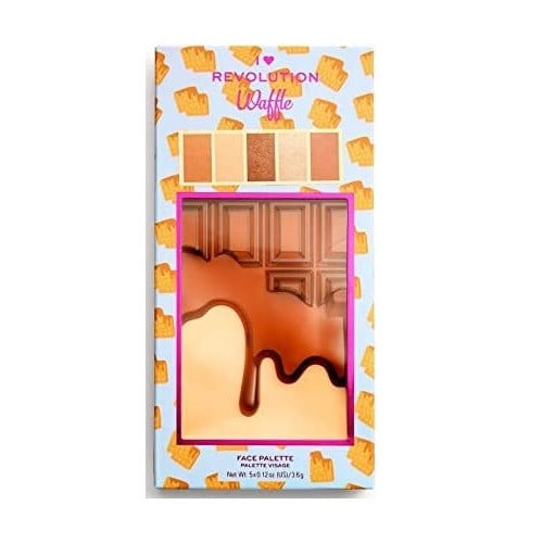 Paleta 5 pudre de fata, I Heart Revolution, Waffle - 1 | YEO