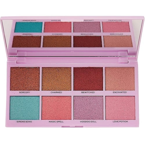 Paleta Fard, Makeup Revolution, Under Your Spell Pigment, 8 farduri stralucitoare