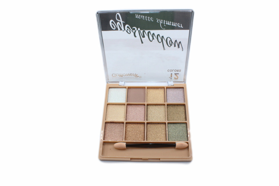 Paleta farduri de ochi, Gulflower, Eyeshadow Matte Shimmer, 12 culori, 03