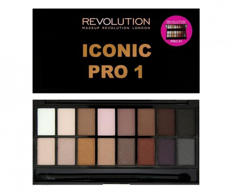 Paleta farduri de ochi Makeup Revolution Iconic Pro 1, 16 Culori - 2 | YEO