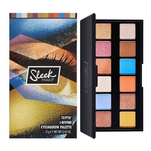 Paleta farduri de ochi, Sleek, i-Divine, Trippin, 12 nuante - 1 | YEO