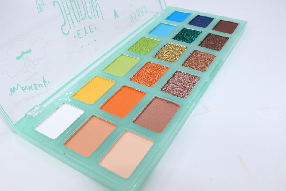 Paleta farduri de ochi, Ushas, Eyeshadow Glitter, 18 culori - 3 | YEO