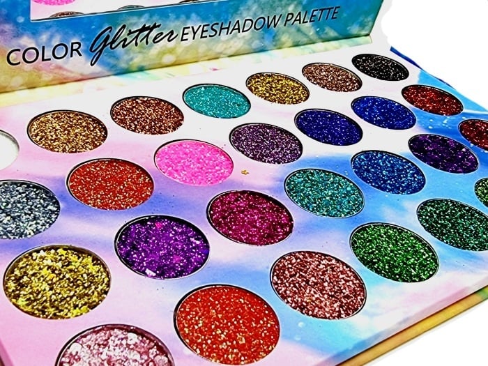 Paleta Glitter, Fabbla, Unicorn, 28 Farduri Stralucitoare - 3 | YEO