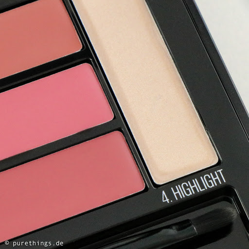 Paleta rujuri de buze Maybelline Lip Contour Palette 02 Blushed Bombshell - 3 | YEO