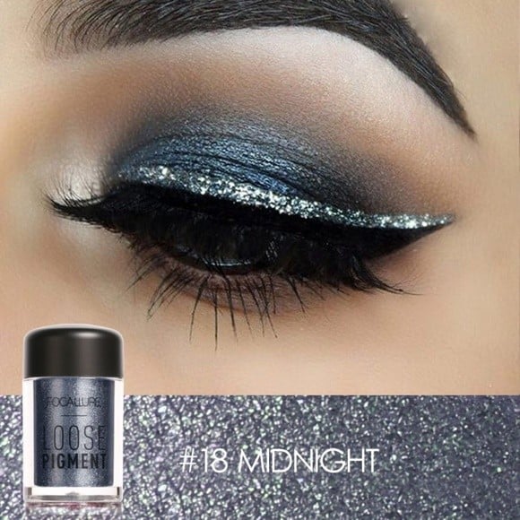 Pigment fard de ochi Focallure Eyes Loose Pigment 18 Midnight - 3 | YEO