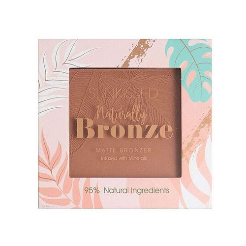 Pudra bronzanta mata, Sunkissed, Naturally Bronze, Matte Bronzer, Vegan, 16 g - 1 | YEO