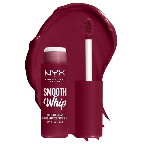 Ruj de Buze Lichid Mat, NYX Professional Makeup, Smooth Whip Matte, 15 Chocolate Mousse, 4 ml