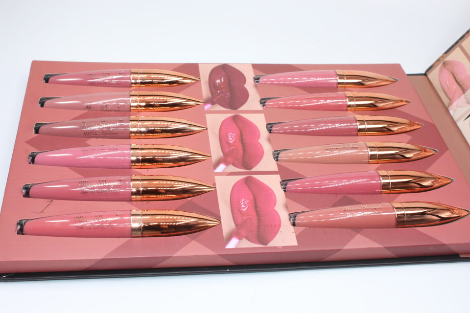 Set 12 rujuri de buze, Miss Royal, Matte Lip Gloss - 2 | YEO