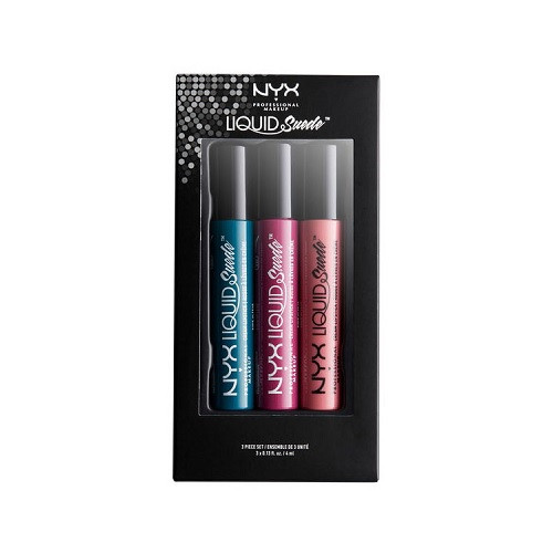 Set 3 Rujuri Lichide Mate, NYX Professional Makeup, Liquid Suede Cream, 09 - 2 | YEO