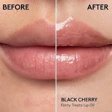 Ulei hidratant cu ulei de jojoba pentru buze uscate, Fenty, Treatz, Black Cherry, 5.6 ml - 1 | YEO