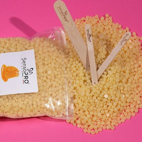 Ceara epilat elastica granule, SensoPro, Miere, 1000 g - 1 | YEO