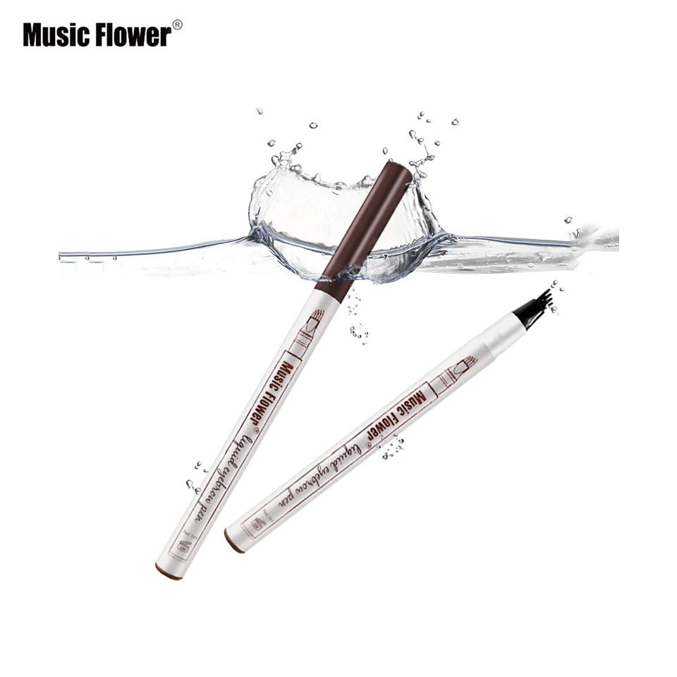 Creion sprancene, Efect Microblading, Music Flower Eyebrow, Brown - 1 | YEO