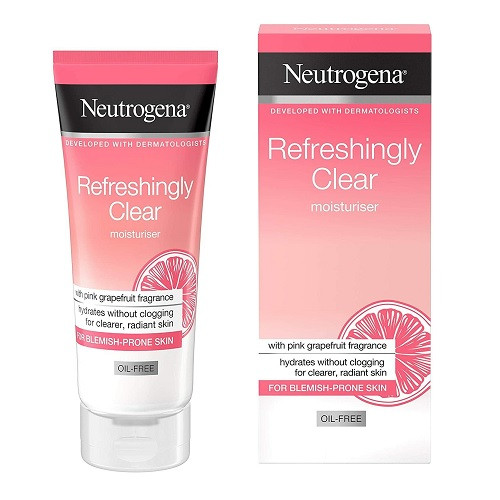 Crema hidratanta pentru ten cu imperfectiuni, Neutrogena, Refreshingly Clear Moisturizer, Oil Free, Grapefruit, 50 ml - 1 | YEO