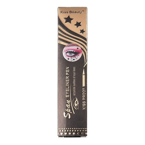 Eyeliner tus carioca, Kiss Beauty, cu stampila stea, 01 - 2 | YEO