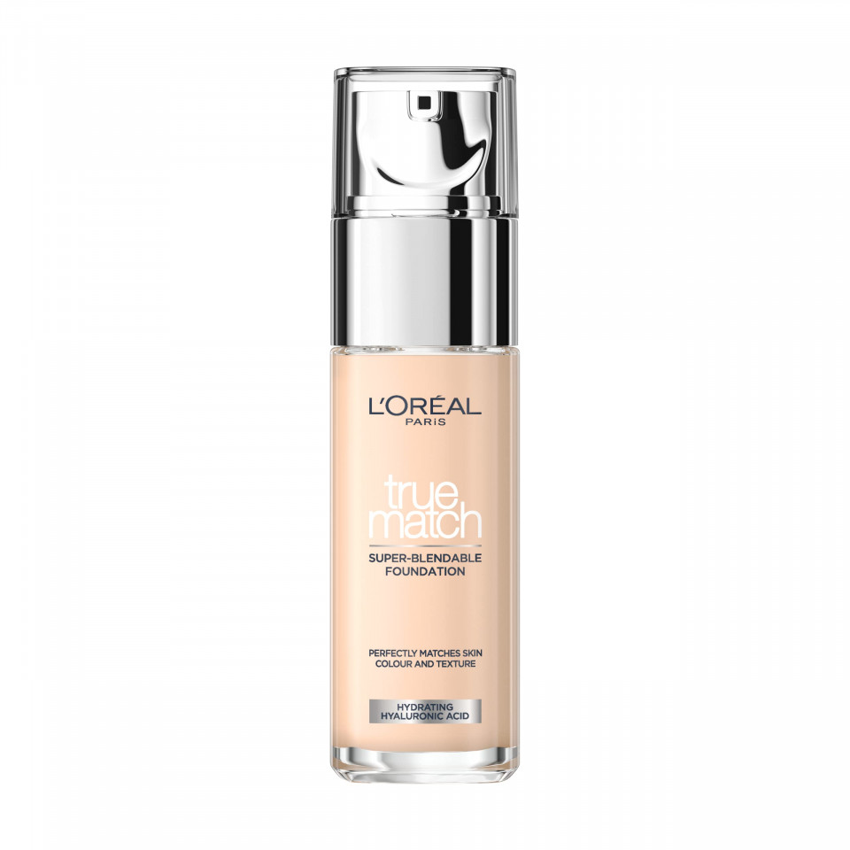 Fond de Ten cu Acid Hialuronic, Loreal Paris, True Match, 2R/2C Rose Vanilla, Cool Undertone, 30 ml