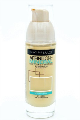 Fond de ten Maybelline Affinitone Mineral Sensitive Skin, Nuanta 21 Nude - 1 | YEO