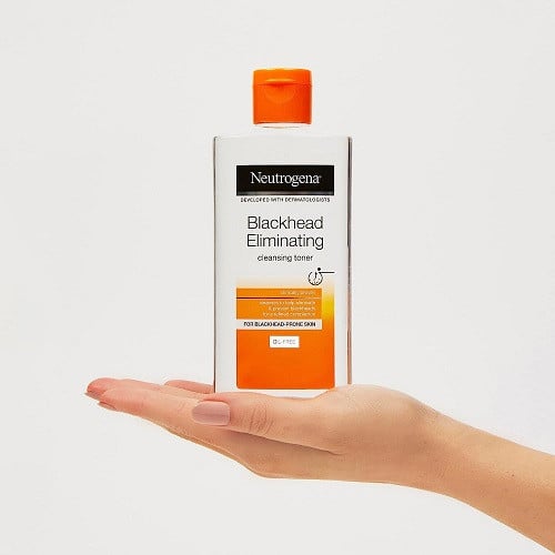 Lotiune tonica impotriva punctelor negre cu acid salicilic, Neutrogena, Blackhead Eliminating Toner, 200 ml - 2 | YEO