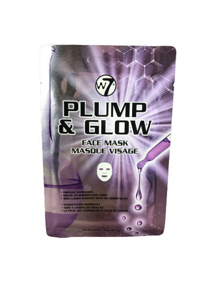 Masca pentru fata W7 Plump & Glow Masque Visage - 1 | YEO