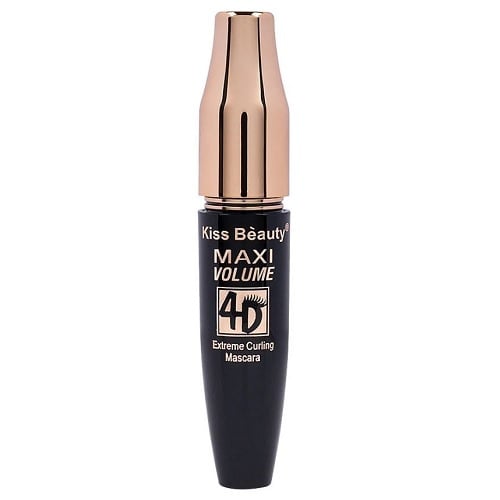 Mascara Volum si Curbare, Kiss Beauty, 4D Maxi Volume Extreme Curling, Negru, 15 ml - 1 | YEO