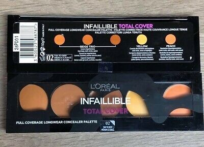 Paleta Corectoare Loreal Total Cover Concealer Palette, Nuanta 02 Tan To Deep - 1 | YEO