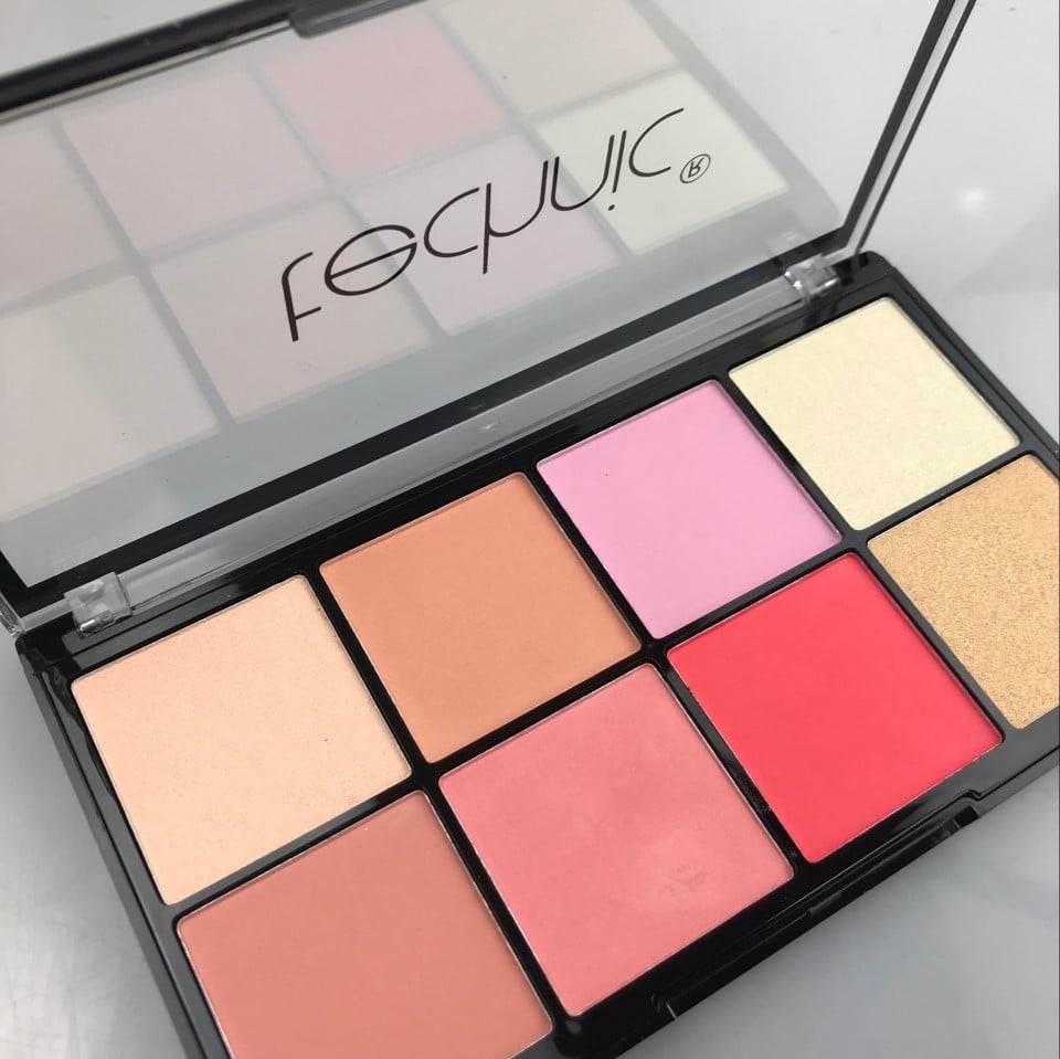 Paleta fard de obraz si iluminator Technic Tropical Paradise Blush Highlight Palette - 2 | YEO