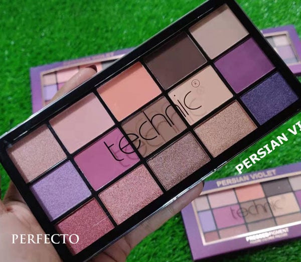 Paleta farduri de pleoape Technic Persian Violet, 15 culori - 1 | YEO