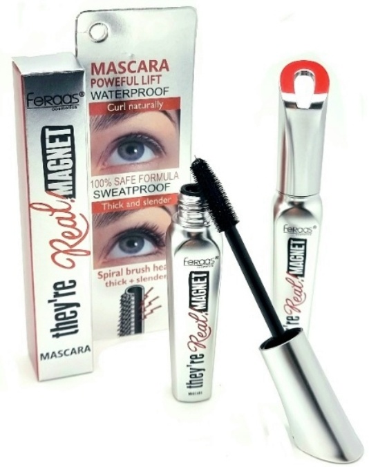 Rimel Alungire si Curbare, Feraas, Real Magnet Mascara, Waterproof, Negru - 1 | YEO