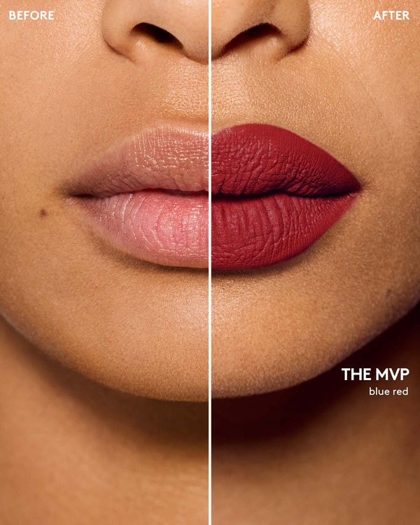 Ruj de buze lichid, Fenty, Icon Velvet, 01 The MVP, Rosu, 5.5 g - 3 | YEO