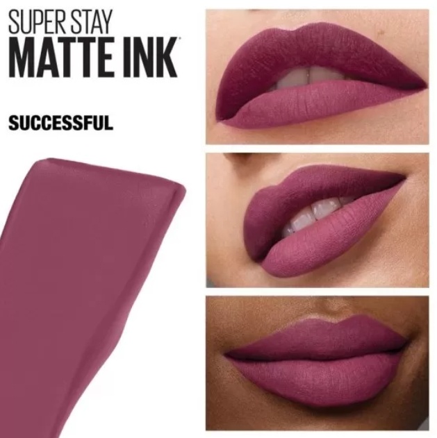 Ruj de buze rezistent la transfer, Maybelline, Superstay Matte Ink, 165 Successful, 5 ml Ruj de buze rezistent la transfer, Maybelline, Superstay Matte Ink, 165 Successful, 5 ml