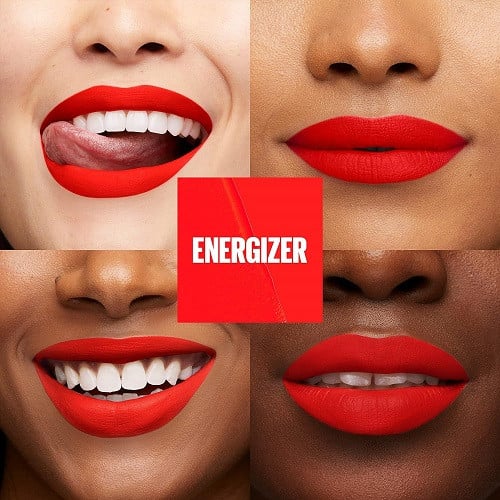 Ruj de buze rezistent la transfer, Maybelline, Superstay Matte Ink, 445 Energizer, 5 ml - 1 | YEO