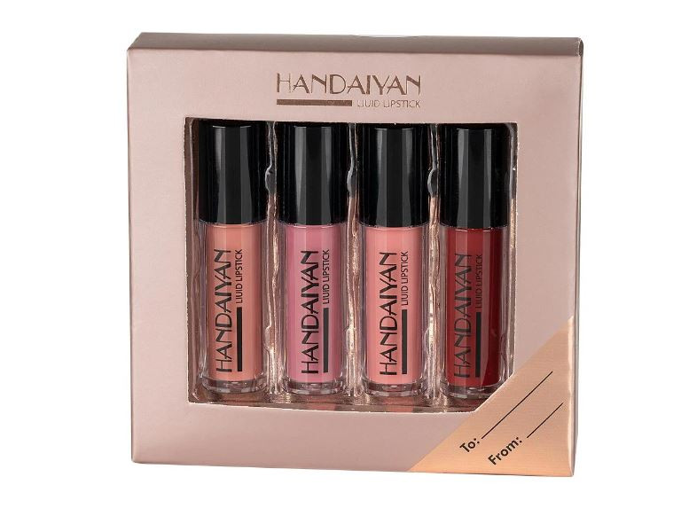 Set 4 rujuri de buze, Handaiyan, Liquid LipGloss, 01 - 2 | YEO