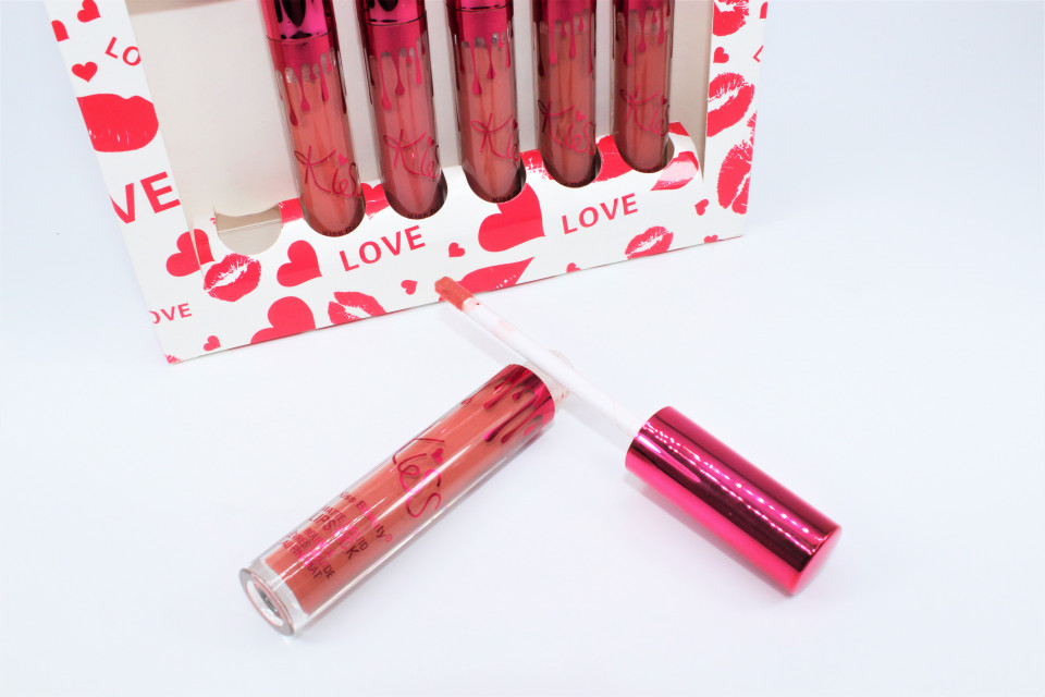 Set 6 rujuri de buze, Kiss Beauty, Matte Liquid Lipstick, B - 1 | YEO