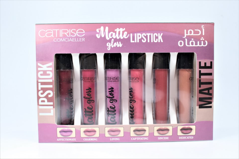 Set 6 rujuri de buze, Makeup, Catirise, Matte - 1 | YEO