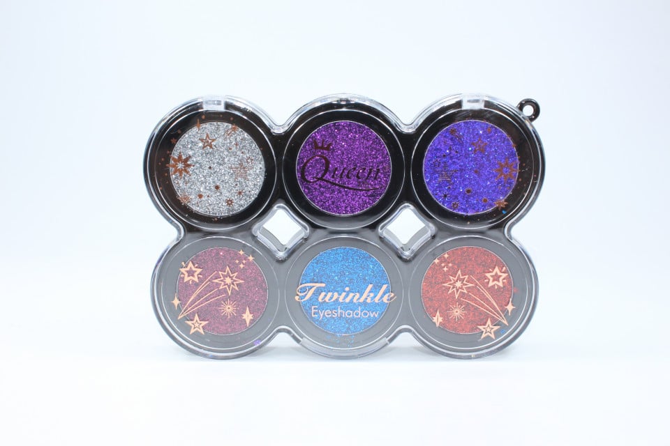 Trusa fard de ochi, Queen, Twinkle Glitter, 02 - 1 | YEO