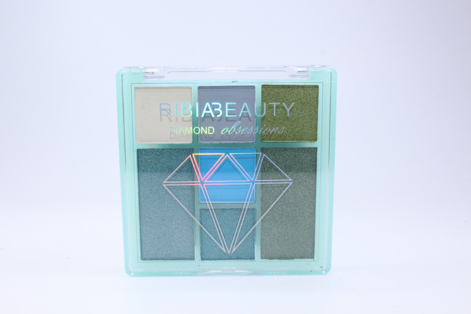 Trusa fard de ochi, Ribia Beauty, Diamond Obsessions, Green - 2 | YEO