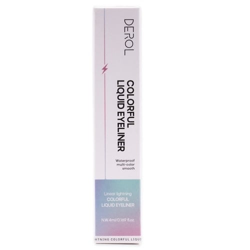 Tus de ochi colorat, Derol, Eyeliner lichid, 01 Ghost White, 4 ml - 1 | YEO