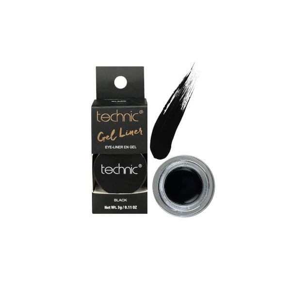 Tus de Ochi Gel, Technic, Gel Pot Liner Eyeliner, Negru, 3 g - 1 | YEO